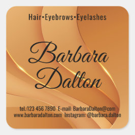 Adesivo Quadrado Terracotta Ocher Beige Dourado