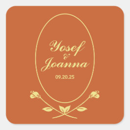 Adesivo Quadrado Terracotta Rosa