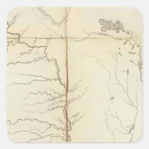 Adesivo Quadrado Território de Dakota