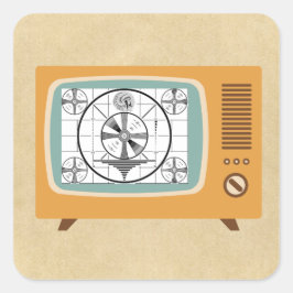 Adesivo Quadrado Teste padrão de teste principal indiano