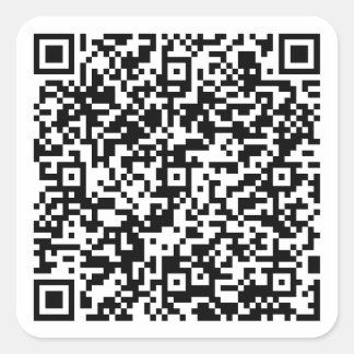 Adesivo Quadrado teste qr code url param