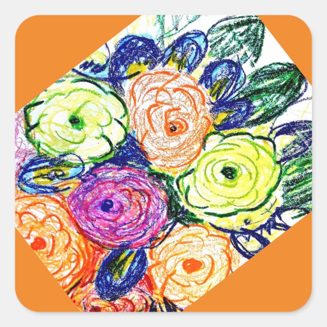 Adesivo Quadrado Tetradico (Frente)