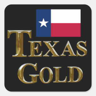 ADESIVO QUADRADO TEXAS DOURADAS