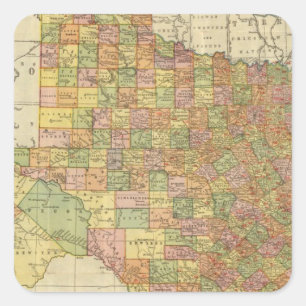 Adesivo Quadrado Texas pela margem McNally