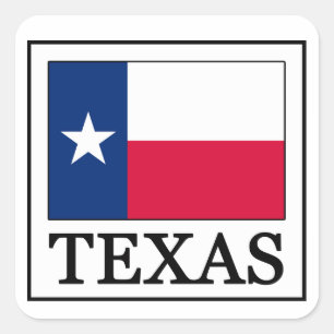 Adesivo Quadrado Texas Sticker