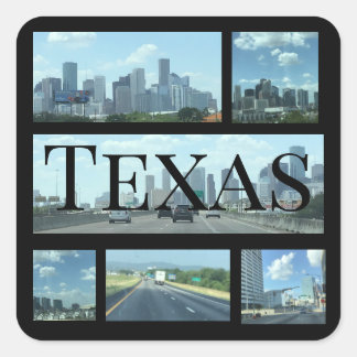 Adesivo Quadrado Texas Sticker