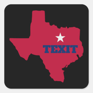 Adesivo Quadrado Texto 2024 Texas