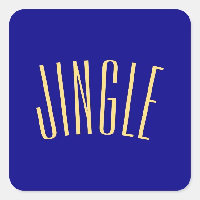 Adesivo Quadrado Texto Brincadinho E Branco. (Frente)