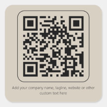 Texto personalizado Pastel Creme Vanilla Código QR