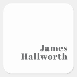 Adesivo Quadrado Texto Retroativo Retroativo para na moda Editável