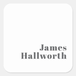 Adesivo Quadrado Texto Retroativo Retroativo para na moda Editável 