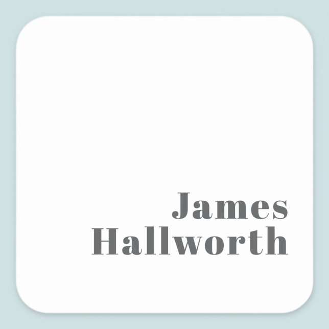 Adesivo Quadrado Texto Retroativo Retroativo para na moda Editável  (Criador carregado)