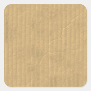 Adesivo Quadrado Textura do cartão ondulado