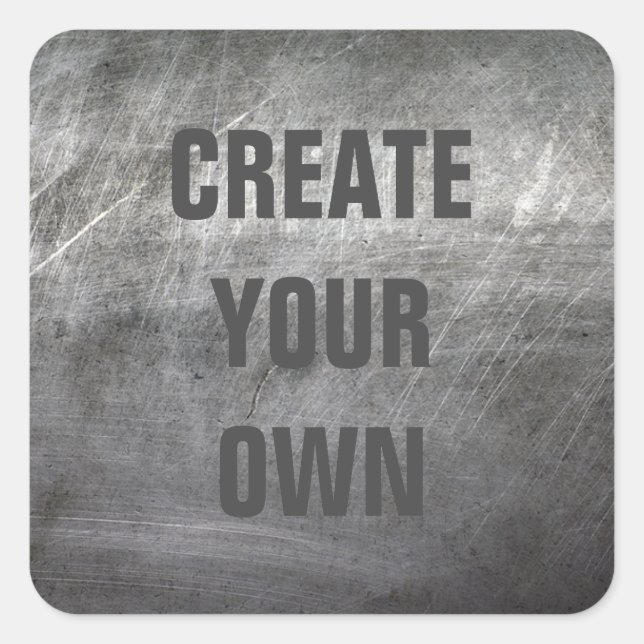 Adesivo Quadrado Textura escovada riscada do metal (Frente)