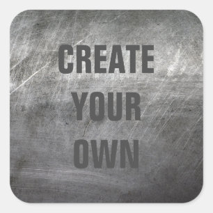 Adesivo Quadrado Textura escovada riscada do metal