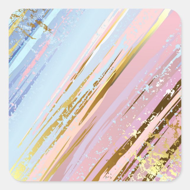 Adesivo Quadrado Textured Pink Background (Frente)