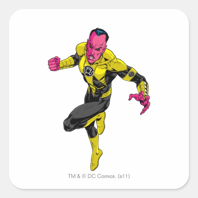 Adesivo Quadrado Thaal Sinestro 1 (Frente)