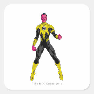 Adesivo Quadrado Thaal Sinestro 4