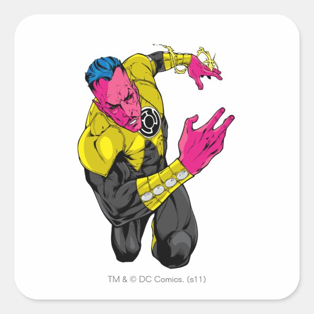 Adesivo Quadrado Thaal Sinestro 7 (Frente)