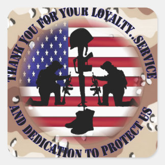 Adesivo Quadrado Thank you for your Loyalty .......