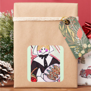 ADESIVO QUADRADO THANKSGIVING