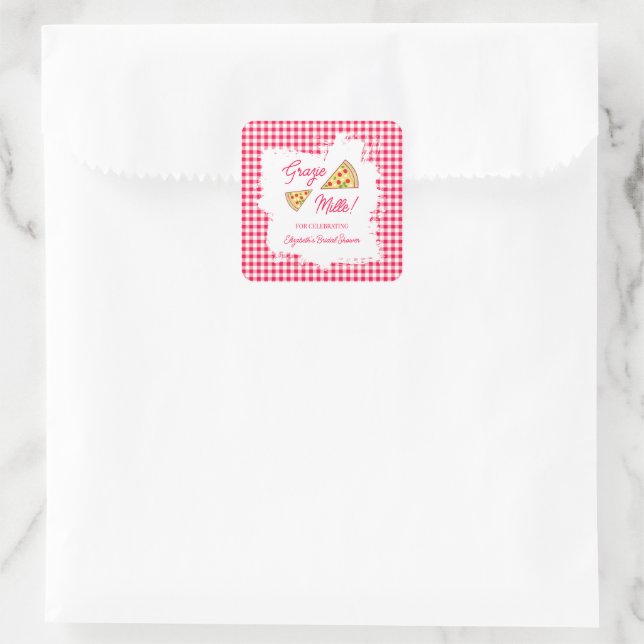 Adesivo Quadrado That's Amore Bridal Shower (Bolsa)