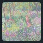 Adesivo Quadrado The Artist’s Garden in Giverny (1900) Claude Monet<br><div class="desc">These magnificent fine art stickers for scrapbooks feature the beautiful The Artist's Garden in Giverny (1900), a Post-Impressionist painting of a flowering garden. The Artist’s Garden in Giverny (1900) is one of the many paintings Claude Monet created during the course of his last thirty years in his garden at Giverny....</div>