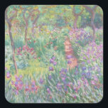 Adesivo Quadrado The Artist’s Garden in Giverny (1900) Claude Monet<br><div class="desc">These magnificent fine art stickers for scrapbooks feature the beautiful The Artist's Garden in Giverny (1900), a Post-Impressionist painting of a flowering garden. The Artist’s Garden in Giverny (1900) is one of the many paintings Claude Monet created during the course of his last thirty years in his garden at Giverny....</div>