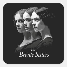 Adesivo Quadrado The Brontë Sisters
