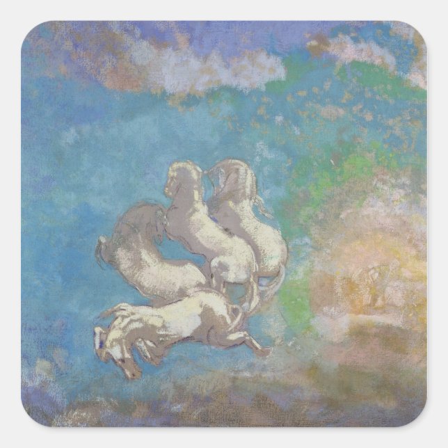 Adesivo Quadrado The Chariot of Apollo, c.1905-14 (Frente)