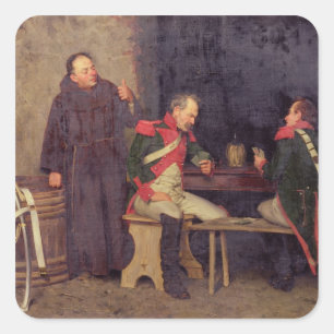 Adesivo Quadrado The Cheat (oil on canvas) (um de pares - Ver 19572