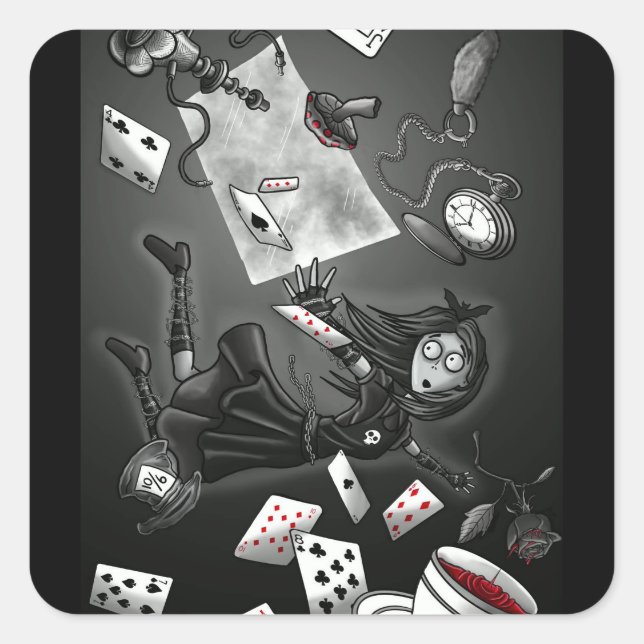 Adesivo Quadrado The Dark Mirror collector pin 3 (Frente)