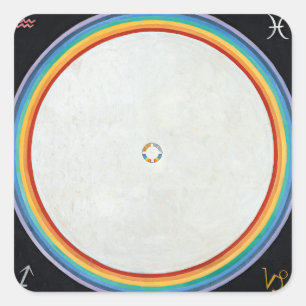 Adesivo Quadrado The Dove, No.14, por Hilma af Klint