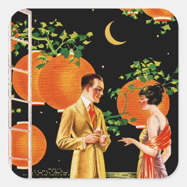 Adesivo Quadrado The English Woolen Mills Company (Frente)