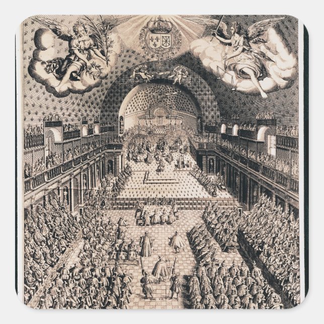 Adesivo Quadrado The Estates General no Teatro Bourbon (Frente)