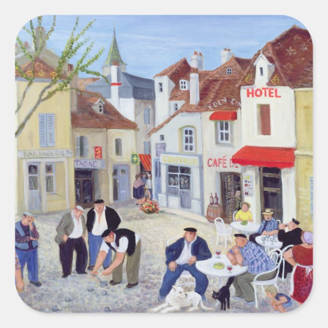 Adesivo Quadrado The Game Burgundy (Frente)