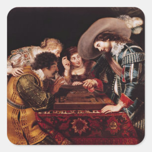 Adesivo Quadrado The Game da gamão