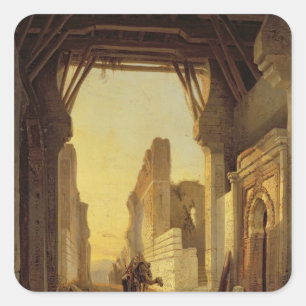 Adesivo Quadrado The Gates of El Geber em Marrocos