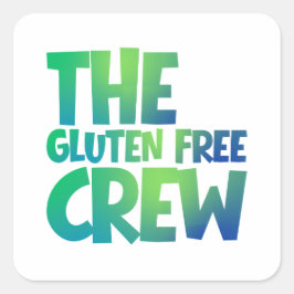 Adesivo Quadrado The Gluten Free Crew