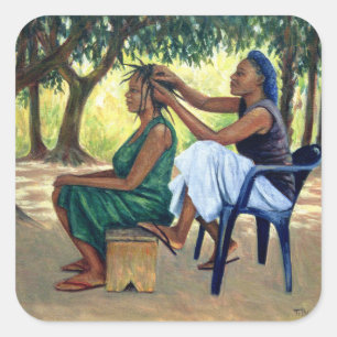 Adesivo Quadrado The Hairdresser 2001