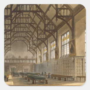 Adesivo Quadrado The Hall of Trinity College, Cambridge, de The