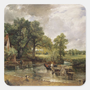 Adesivo Quadrado The Hay Wain, 1821