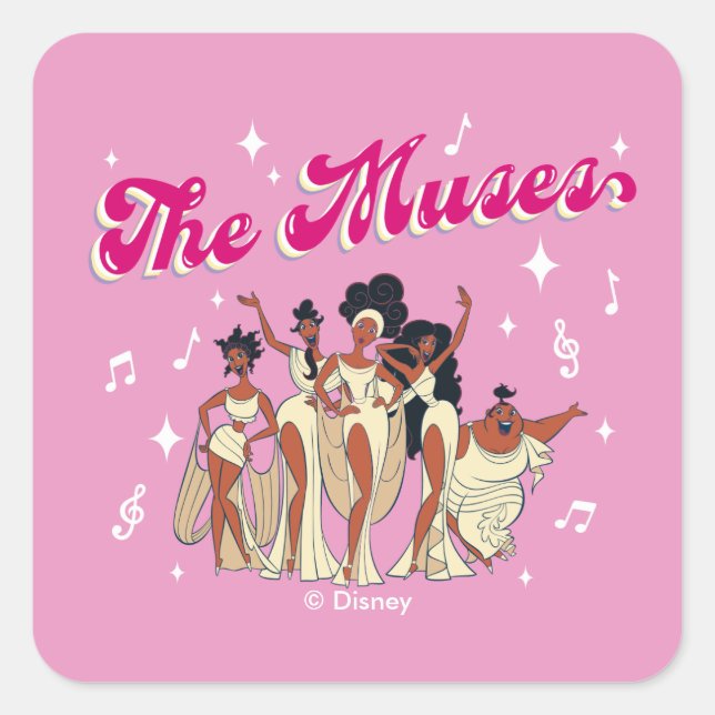 Adesivo Quadrado The Muses Square Sticker (Frente)