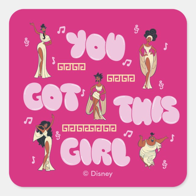 Adesivo Quadrado The Muses - You Got This Girl Square Sticker (Frente)