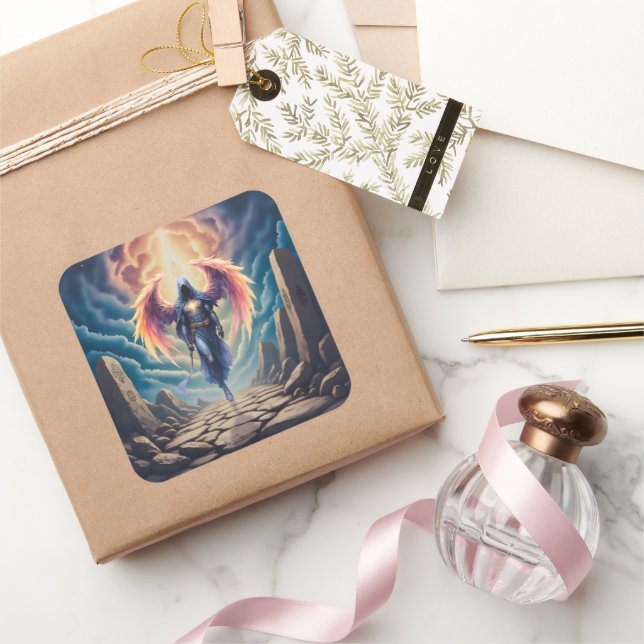 Adesivo Quadrado The Mystic Guardian of Hope  (Presentear)