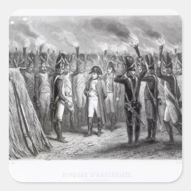 Adesivo Quadrado The Night Watch em Austerlitz (Frente)