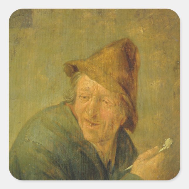 Adesivo Quadrado The Smoker, 1640 (Frente)
