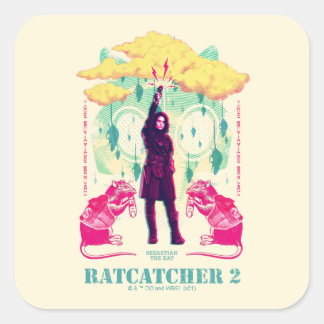 Adesivo Quadrado The Suicide Squad | Ratcatcher 2 Illustration