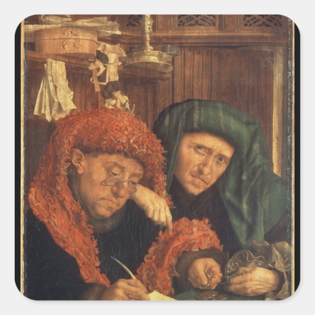 Adesivo Quadrado The Tax Collectors, 1550 (Frente)