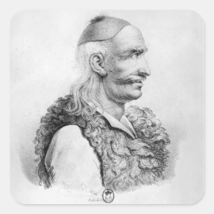 Adesivo Quadrado Theodore Kolokotronis gravado por Alois